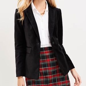 LOFT Velvet Blazer